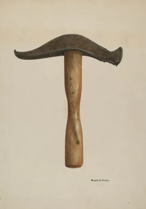 Framed Print : Hammer, c. 1939. Creator: R. J. De Freitas Framed Print : Hammer, c. 1939. Creator: R. J. De Freitas