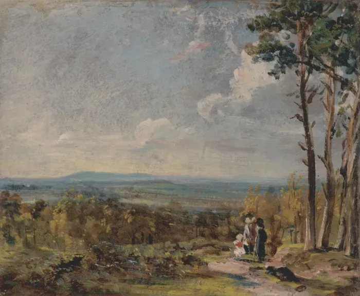 Framed Print : Hampstead Heath Looking Towards Harrow, 1821. Creator: John Constable Framed Print : Hampstead Heath Looking Towards Harrow, 1821. Creator: John Constable