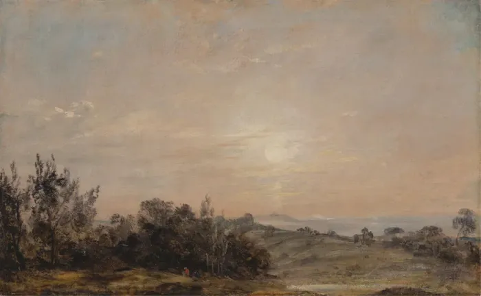 Framed Print : Hampstead Heath looking towards Harrow, 1821 to 1822. Creator: John Constable