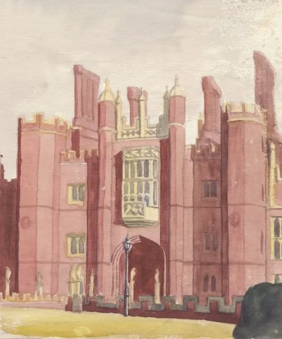 Framed Print : Hampton Court Palace, 1951. Creator: Shirley Markham Framed Print : Hampton Court Palace, 1951. Creator: Shirley Markham