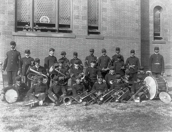Hampton Institute, Va. - the band, 1899 or 1900. Creator: Frances Benjamin Johnston