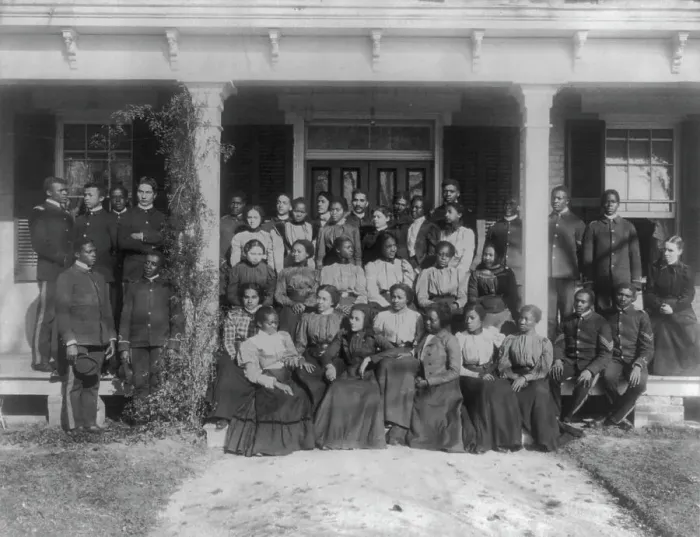 Framed Print : Hampton Institute, Va. - the choir, 1899 or 1900. Creator: Frances Benjamin Johnston Framed Print : Hampton Institute, Va. - the choir, 1899 or 1900. Creator: Frances Benjamin Johnston