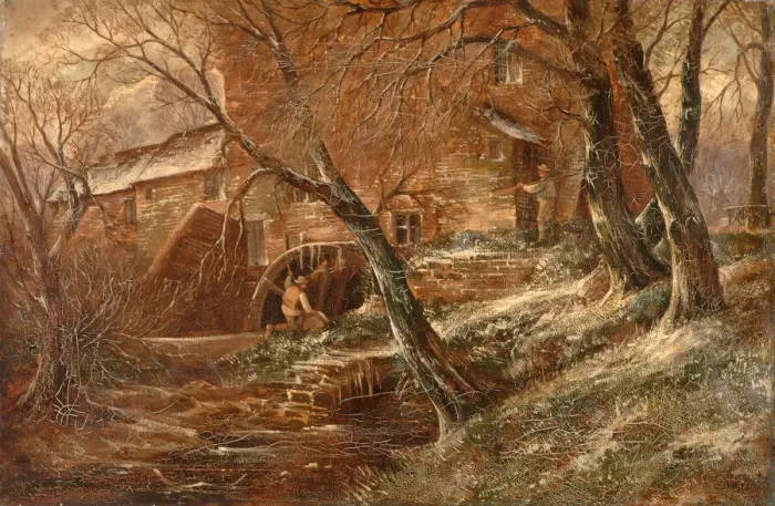 Framed Print : Hamstead Mill, Staffordshire / Hamstead Mill, Handsworth 1850-1908 Framed Print : Hamstead Mill, Staffordshire / Hamstead Mill, Handsworth 1850-1908