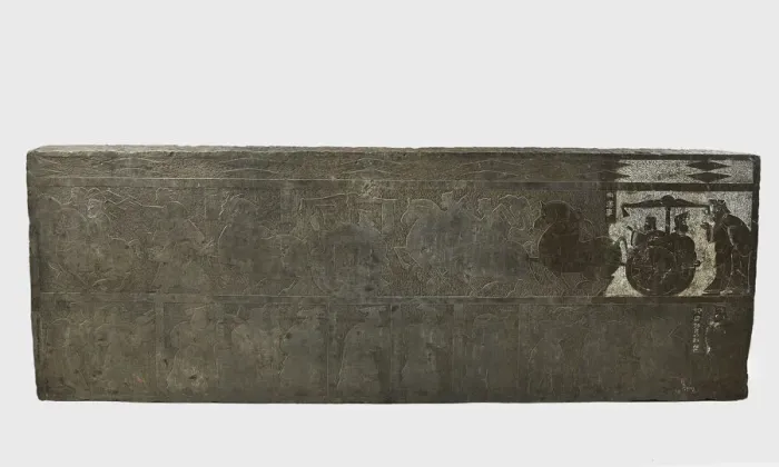 Framed Print : Han slab in low relief from mortuary chamber... Han dynasty, 206 BCE-220 CE Framed Print : Han slab in low relief from mortuary chamber... Han dynasty, 206 BCE-220 CE