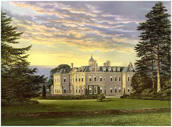 Hanbury Hall, Worcestershire, home of the Vernon family, c1880