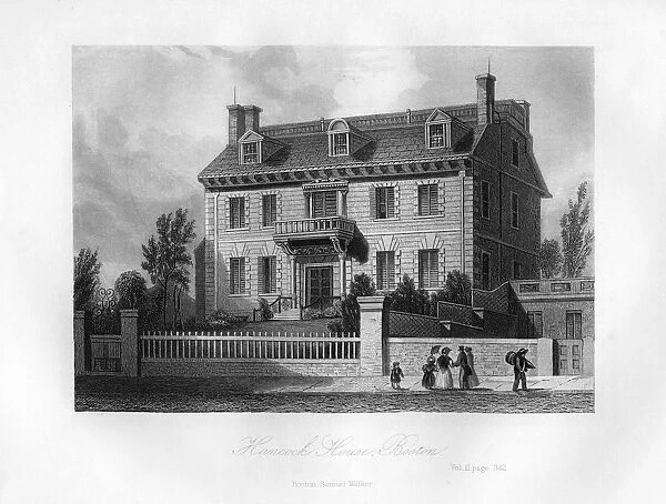 Hancock House, Boston, Massachusetts, 1855