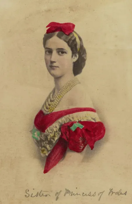 Framed Print : Hand-colored albumen portrait of Princess Dagmar, 1860-1870. Creator: Unknown Framed Print : Hand-colored albumen portrait of Princess Dagmar, 1860-1870. Creator: Unknown
