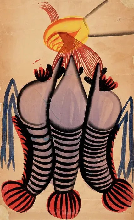 Framed Print : A Hand Holding Prawns, between 1875 and 1900. Creator: Unknown Framed Print : A Hand Holding Prawns, between 1875 and 1900. Creator: Unknown