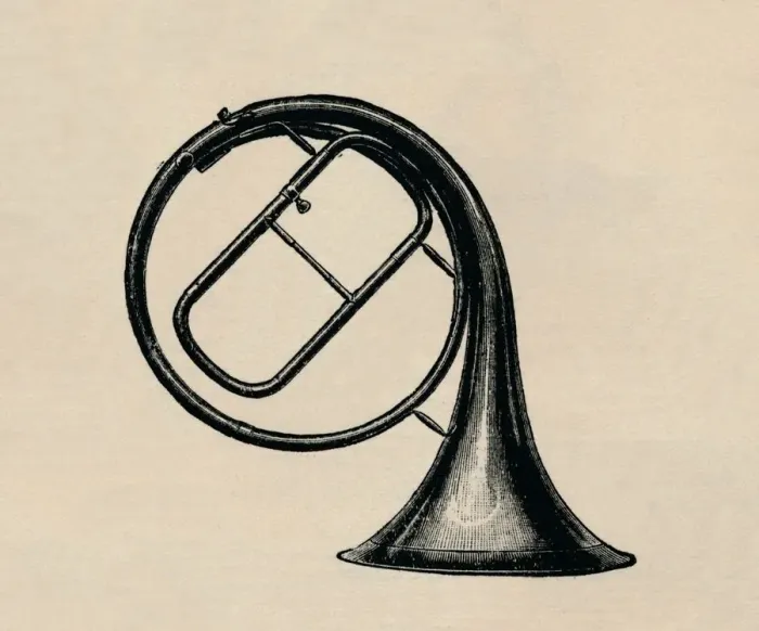 Framed Print : Hand Horn, 1895. Creator: Unknown Framed Print : Hand Horn, 1895. Creator: Unknown