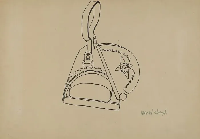Framed Print : Hand Iron, c. 1939. Creator: Michael Chomyk Framed Print : Hand Iron, c. 1939. Creator: Michael Chomyk