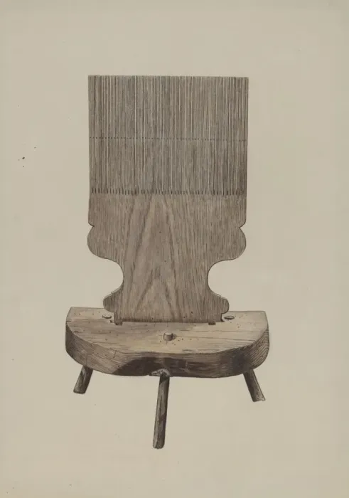 Framed Print : Hand Loom, c. 1938. Creator: Albert Ryder Framed Print : Hand Loom, c. 1938. Creator: Albert Ryder