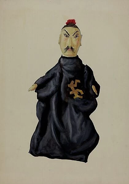 Hand Puppet - Chinaman, c. 1936. Creator: Joseph Shapiro