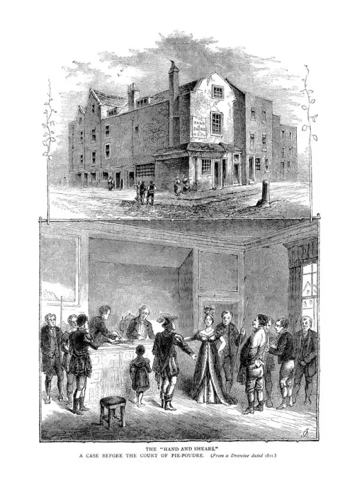 Framed Print : The Hand and Shears, 1878 Framed Print : The Hand and Shears, 1878
