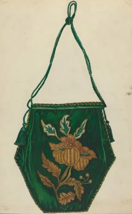 Framed Print : Handbag, 1935 / 1942. Creator: Florence Earl Framed Print : Handbag, 1935 / 1942. Creator: Florence Earl