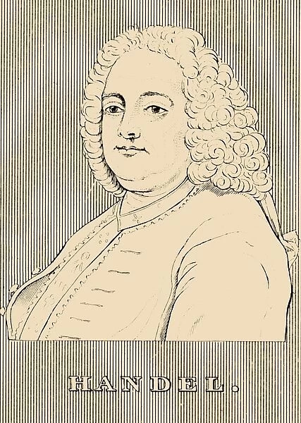 Handel, (1685-1759), 1830. Creator: Unknown