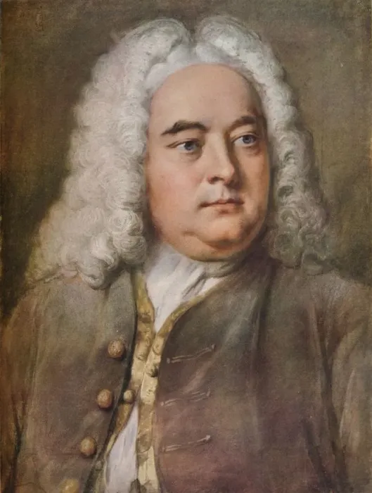 Framed Print : Handel, c1740, (1920). Creator: William Hoare Framed Print : Handel, c1740, (1920). Creator: William Hoare
