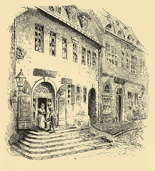 Handels birthplace, Halle, Saxony, 1907. Creator: Unknown