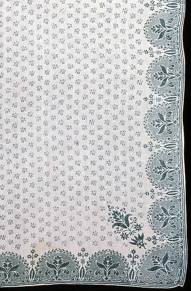 Handkerchief, France, 1801  /  25. Creator: Unknown