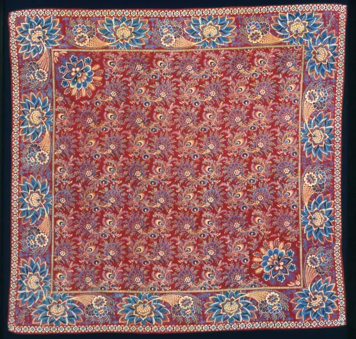 Framed Print : Handkerchief, France, 1801 / 25. Creator: Unknown Framed Print : Handkerchief, France, 1801 / 25. Creator: Unknown