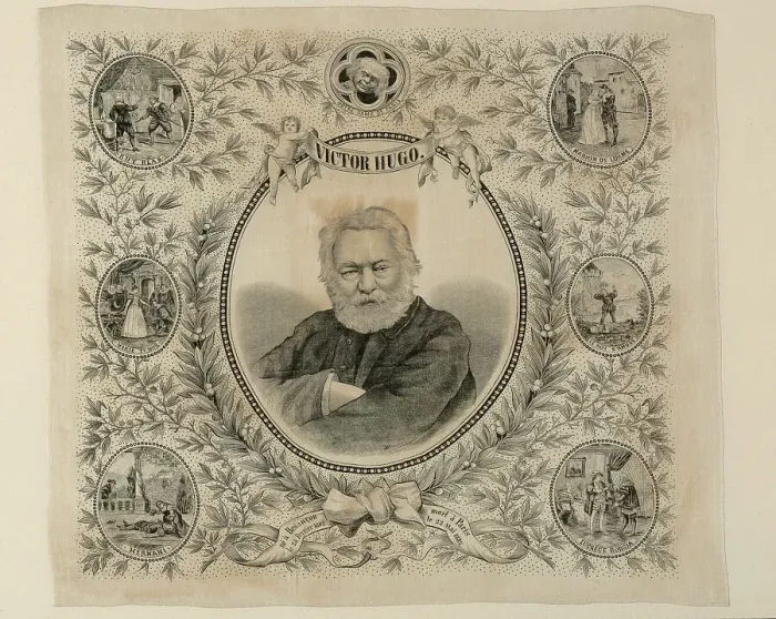 Framed Print : Handkerchief, France, 1860 / 1900. Creator: Célestin Nanteuil Framed Print : Handkerchief, France, 1860 / 1900. Creator: Célestin Nanteuil