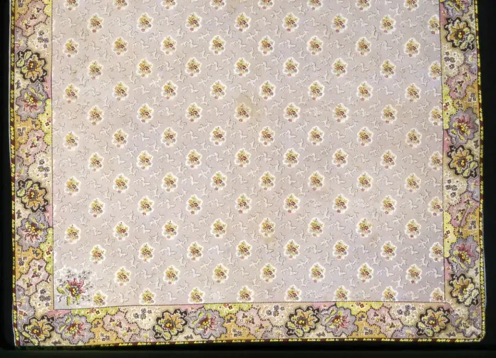 Framed Print : Handkerchief, France, 19th century. Creator: Unknown Framed Print : Handkerchief, France, 19th century. Creator: Unknown