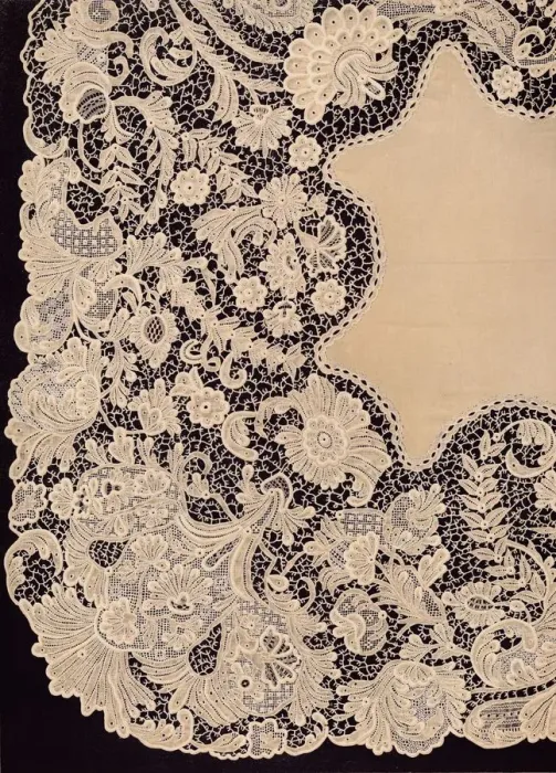 Framed Print : Handkerchief of Lace of Irish Manufacture, 1863. Artist: Robert Dudley Framed Print : Handkerchief of Lace of Irish Manufacture, 1863. Artist: Robert Dudley