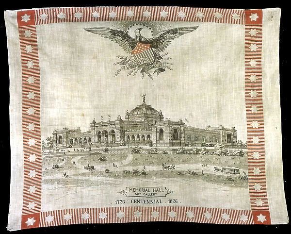 Handkerchief, Pennsylvania, 19th century. Creator: Unknown