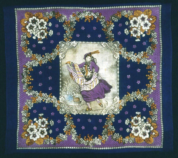 Handkerchief, United States, 1875 / 1900. Creator: Unknown