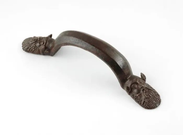 Framed Print : Handle from a Hydria (Water Jar) or a Stamnos (Mixing Jar), 5th century BCE. Creator: Unknown Framed Print : Handle from a Hydria (Water Jar) or a Stamnos (Mixing Jar), 5th century BCE. Creator: Unknown