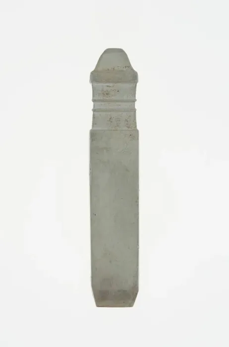 Framed Print : Handle-Shaped Jade, Shang or Western Zhou dynasty, 2nd-early 1st millennium B. C Framed Print : Handle-Shaped Jade, Shang or Western Zhou dynasty, 2nd-early 1st millennium B. C
