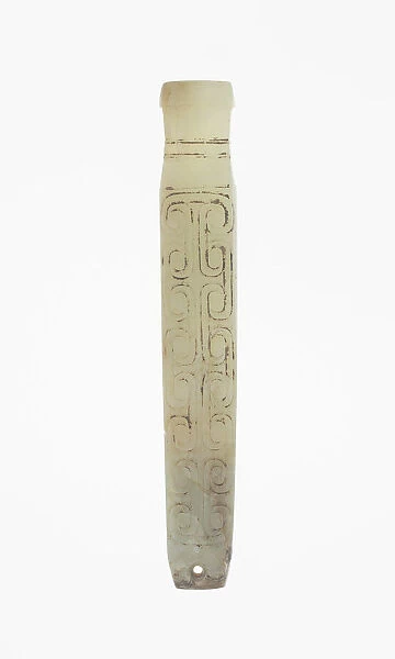 Handle-Shaped Jade, Western Zhou dynasty (c. 1046-771 BC), 11th-10th century B. C