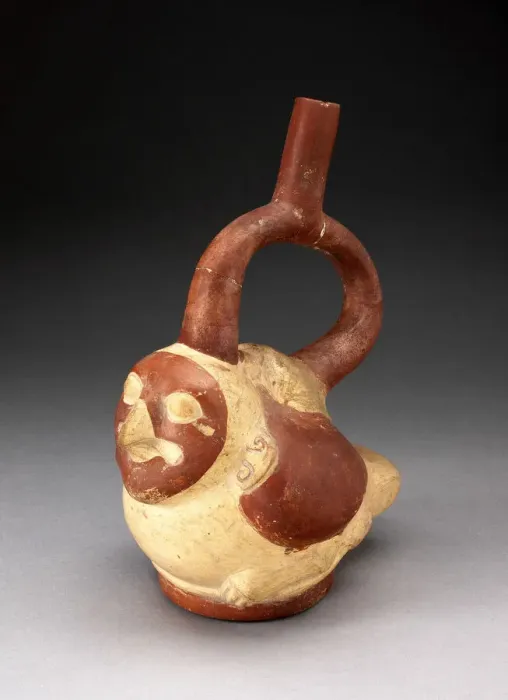 Framed Print : Handle Spout Vessel in the Form of a Bird, 100 B. C. / A. D. 500. Creator: Unknown Framed Print : Handle Spout Vessel in the Form of a Bird, 100 B. C. / A. D. 500. Creator: Unknown