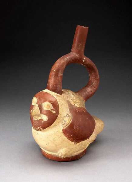 Handle Spout Vessel in the Form of a Bird, 100 B. C.  /  A. D. 500. Creator: Unknown