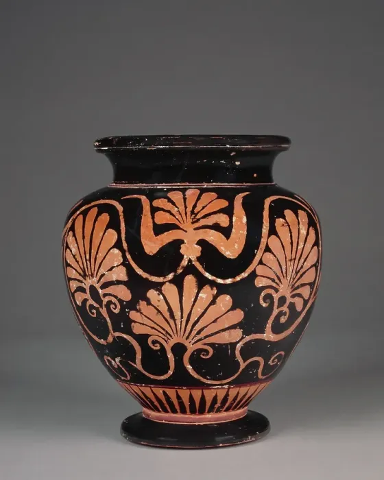 Framed Print : Handleless Stamnos in Attic Six Technique, late 6th century BC. Creator: Unknown Framed Print : Handleless Stamnos in Attic Six Technique, late 6th century BC. Creator: Unknown