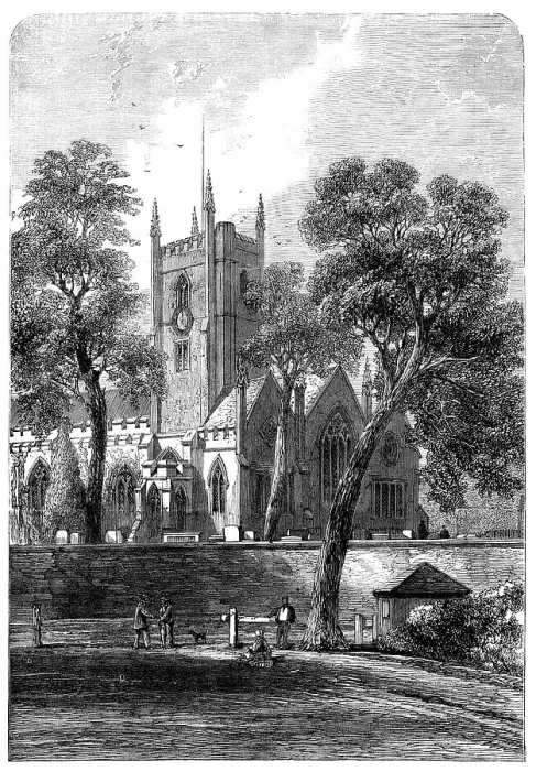 Framed Print : Handsworth Church, Birmingham, the burial-place of James Watt, 1865. Creator: Unknown Framed Print : Handsworth Church, Birmingham, the burial-place of James Watt, 1865. Creator: Unknown