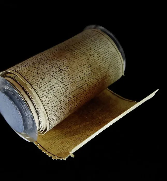 Framed Print : Handwritten manuscript of The 120 Days of Sodom by Donatien Alphonse François de... 1785. Creator: Historic Object () Framed Print : Handwritten manuscript of The 120 Days of Sodom by Donatien Alphonse François de... 1785. Creator: Historic Object ()