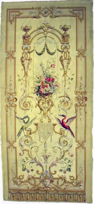 Framed Print : Hanging Portiere or Panel for a Bed, France, 1775 / 1825. Creator: Unknown Framed Print : Hanging Portiere or Panel for a Bed, France, 1775 / 1825. Creator: Unknown