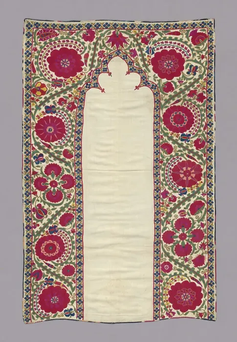 Framed Print : Hanging, Uzbekistan, 18th century. Creator: Unknown Framed Print : Hanging, Uzbekistan, 18th century. Creator: Unknown