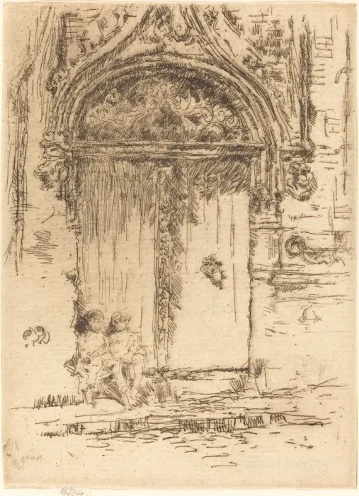 Framed Print : Hangmans House, Tours, 1888. Creator: James Abbott McNeill Whistler Framed Print : Hangmans House, Tours, 1888. Creator: James Abbott McNeill Whistler