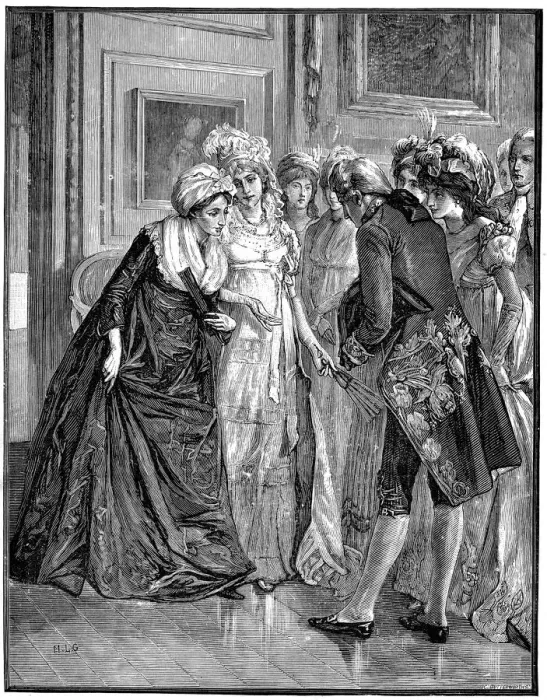 Framed Print : Hannah More being introduced to society, English religious writer Framed Print : Hannah More being introduced to society, English religious writer