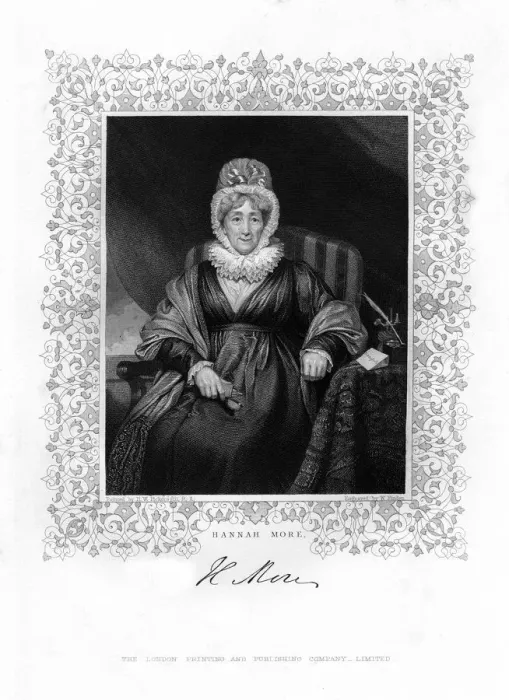 Framed Print : Hannah More, English religious writer and philanthropist, 19th century. Artist: William Finden