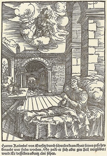 Hanns Krumbel von Ewsitz... d'organdie, c. 1503. Creator: Master of the Legend Scenes