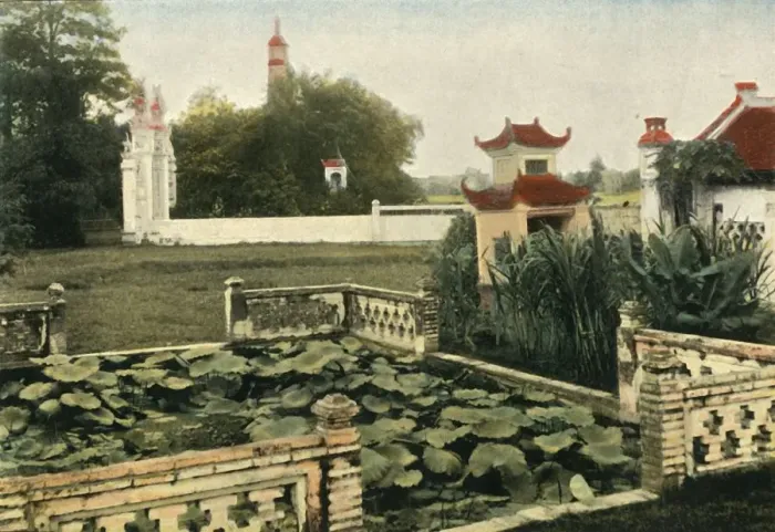 Framed Print : Hanoi. Pagode Du Pinceau, (Hanoi. But Thap Pagoda), 1900. Creator: Unknown Framed Print : Hanoi. Pagode Du Pinceau, (Hanoi. But Thap Pagoda), 1900. Creator: Unknown