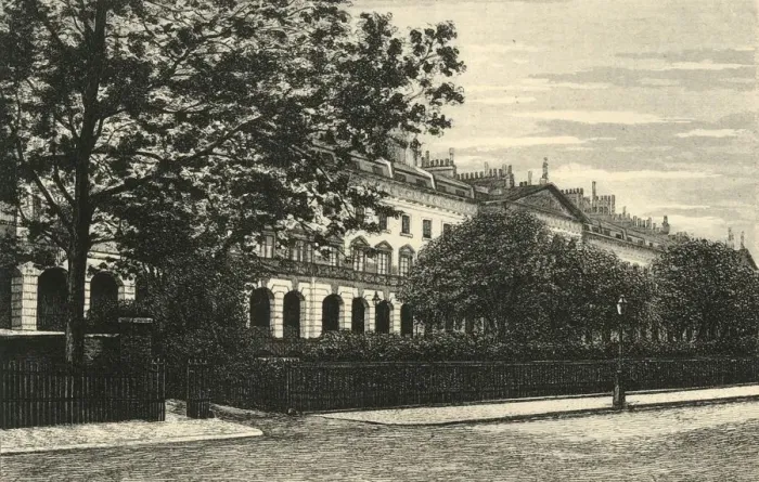 Framed Print : Hanover Terrace, Regents Park, c1876. Creator: Unknown Framed Print : Hanover Terrace, Regents Park, c1876. Creator: Unknown