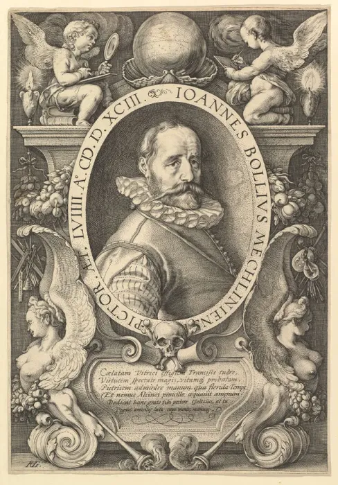 Framed Print : Hans Bol, 1593. Creator: Hendrik Goltzius Framed Print : Hans Bol, 1593. Creator: Hendrik Goltzius