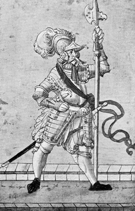 Framed Print : Hans Ganti of Bern, c16th century (1901). Artist: A Landsknecht Framed Print : Hans Ganti of Bern, c16th century (1901). Artist: A Landsknecht