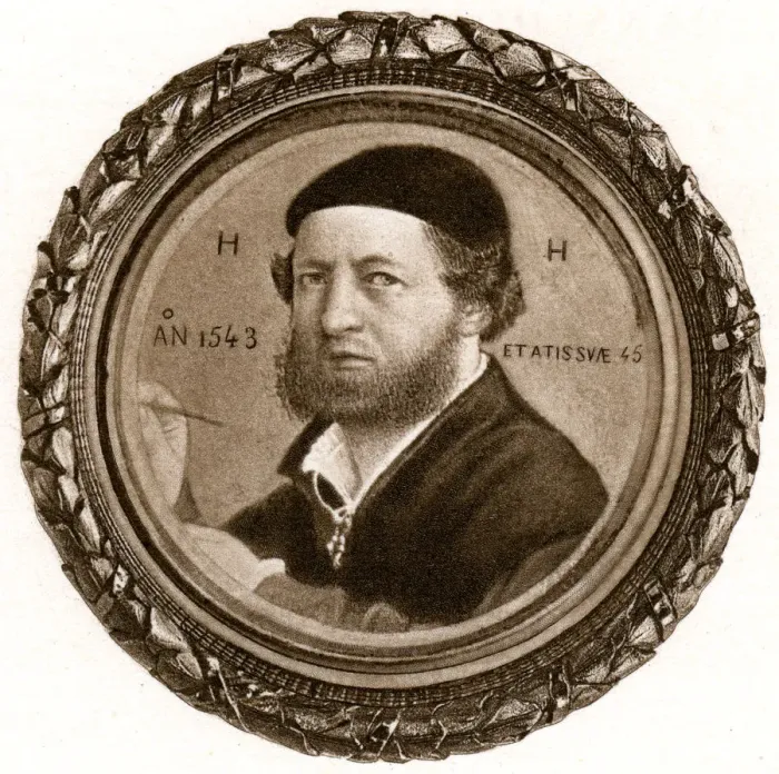 Framed Print : Hans Holbein, 1543, (1902). Artist: Hans Holbein the Younger Framed Print : Hans Holbein, 1543, (1902). Artist: Hans Holbein the Younger