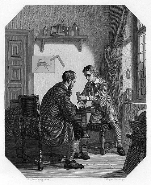 Hans Jansen and his son Sacharias, c1870. Artist: H Sluyter