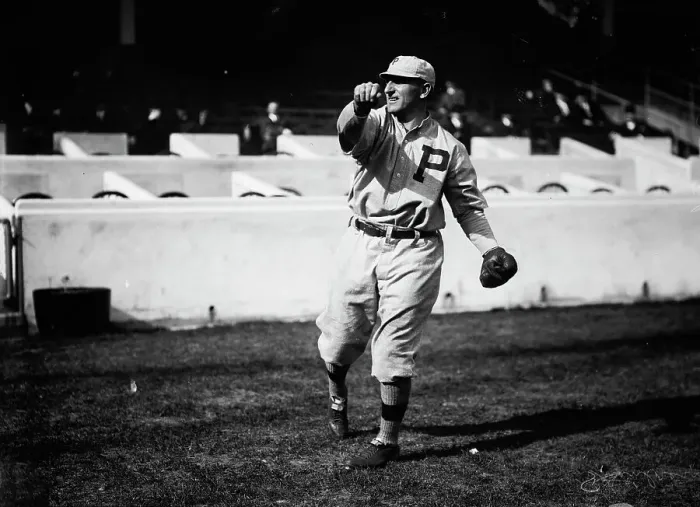 Framed Print : Hans Lobert, Philadelphia NL, at Polo Grounds, NY (baseball), 1912. Creator: Bain News Service Framed Print : Hans Lobert, Philadelphia NL, at Polo Grounds, NY (baseball), 1912. Creator: Bain News Service