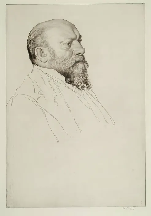 Framed Print : Hans Richter, c1912. Creator: William Strang